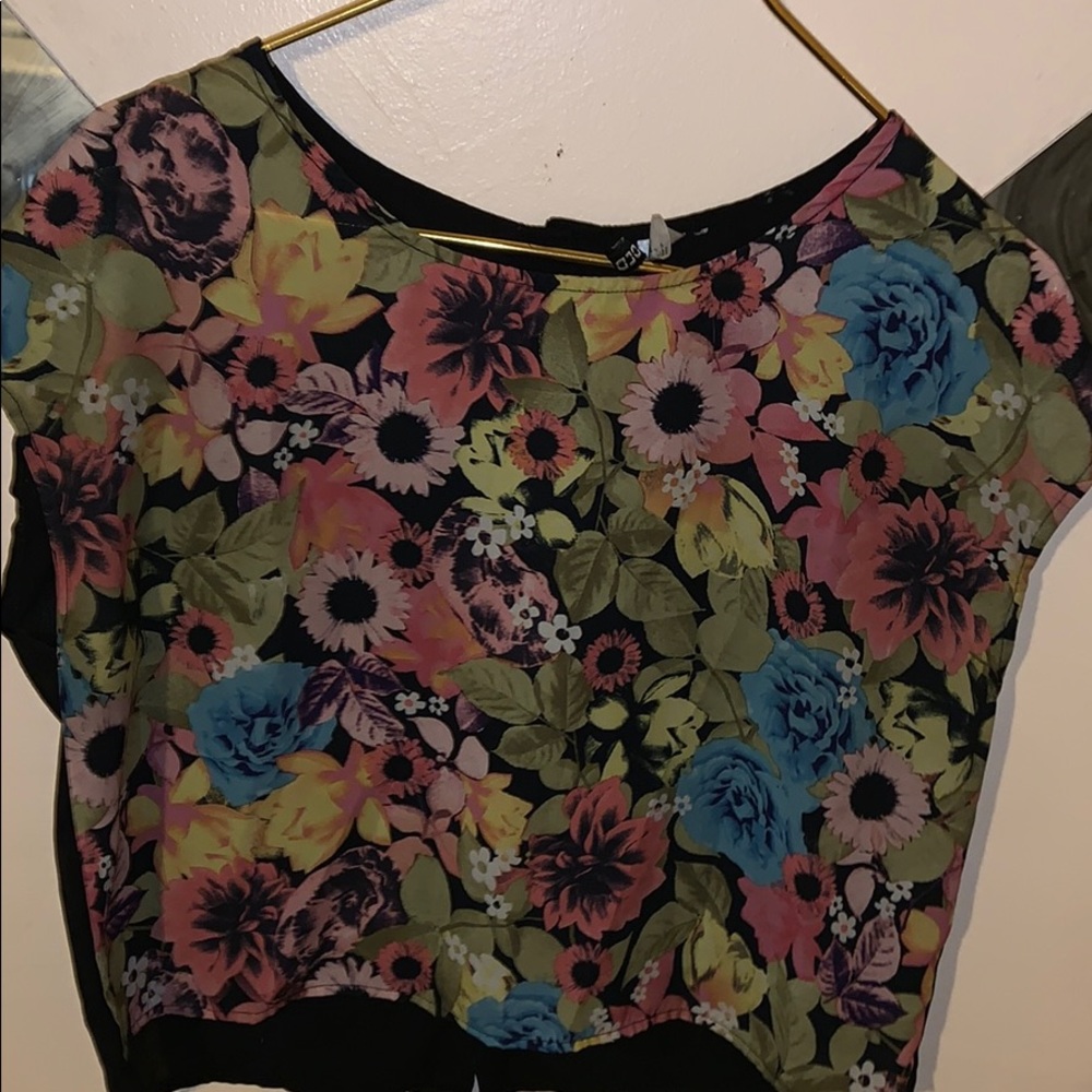 Evening Boutonnière Flower Blouse